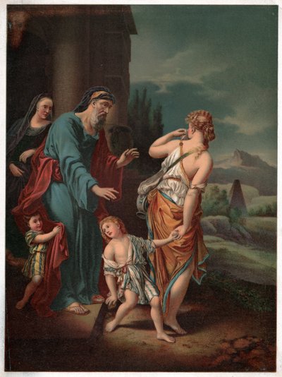Abraham et Agar - Adriaan van der (after) Werff