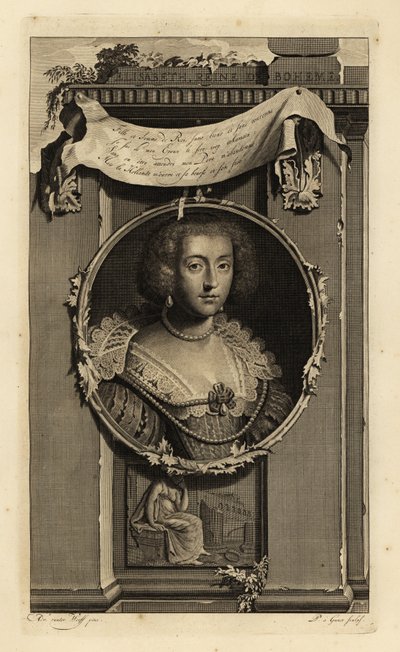 Élisabeth Stuart, reine de Bohême, électrice palatine, épouse de Frédéric V, le roi d