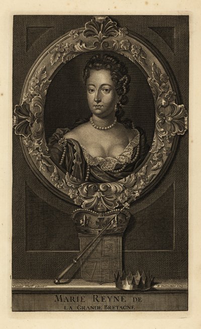 Reine Marie II de Grande-Bretagne - Adriaan van der (after) Werff