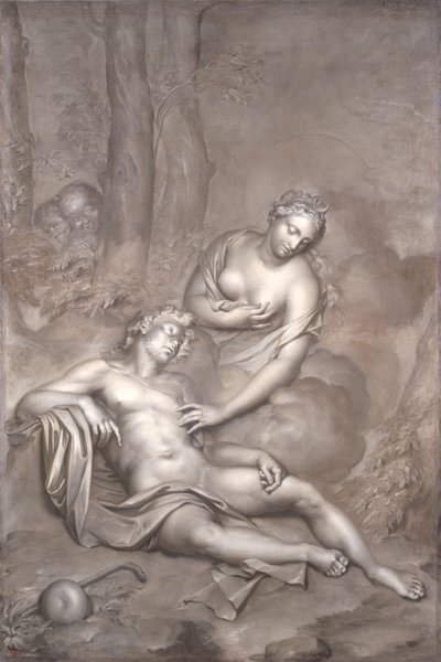 Luna (Diane) rend visite à Endymion endormi, 1696 - Adriaan van der Werff