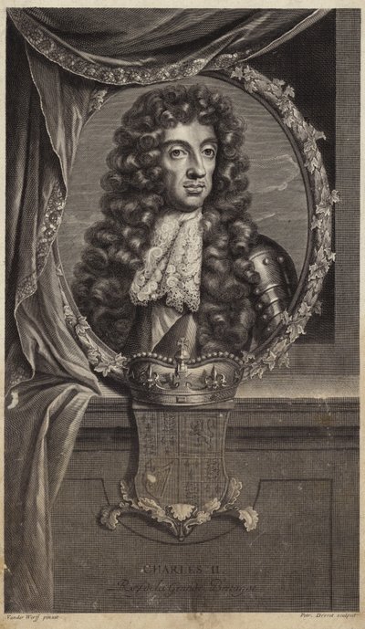 Portrait du roi Charles II - Adriaan van der Werff