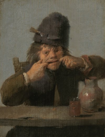 Jeune homme faisant une grimace - Adriaen Brouwer