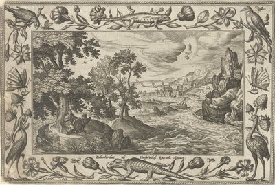 Apôtre Jean à Patmos - Adriaen Collaert