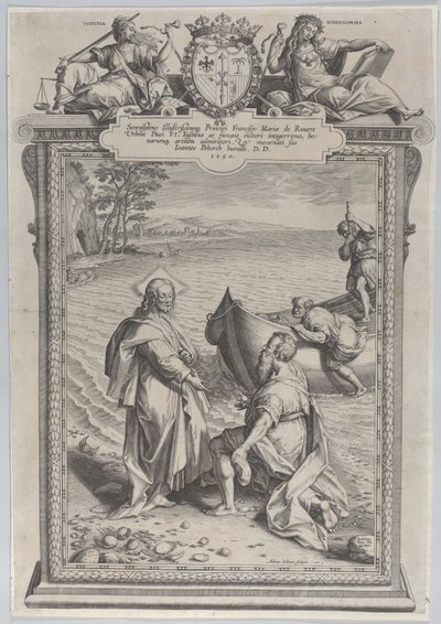 Christ appelant Saint André, qui s
