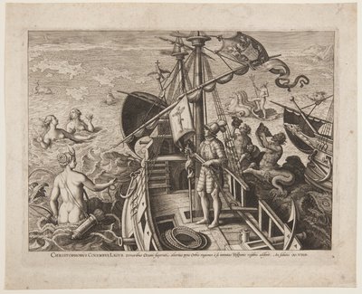 Christophe Colomb - Adriaen Collaert