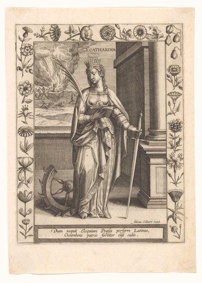 Heilige Catharina - Adriaen Collaert