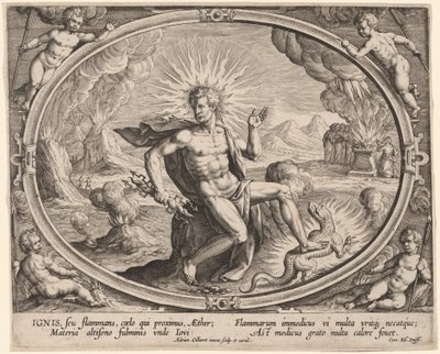 Ignis (Feu) - Adriaen Collaert
