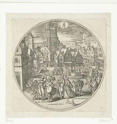 Janvier - Adriaen Collaert