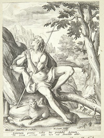Jean-Baptiste dans le désert - Adriaen Collaert