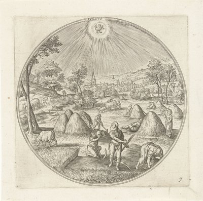 Juillet (De twaalf maanden) - Adriaen Collaert