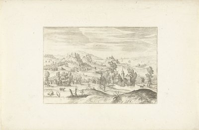 Paysage avec un ruisseau - Adriaen Collaert