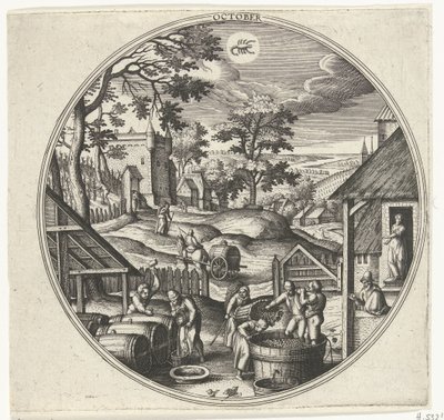 Octobre - Adriaen Collaert