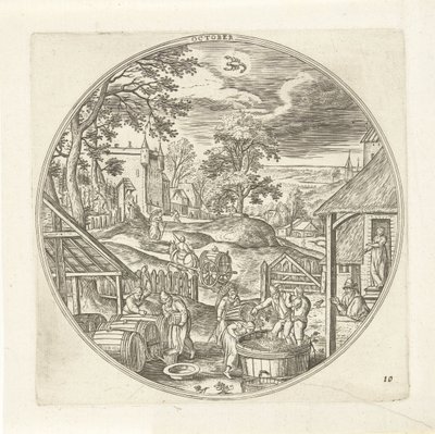 Octobre - Adriaen Collaert