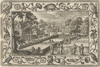 Récolte de blé le jour du sabbat - Adriaen Collaert