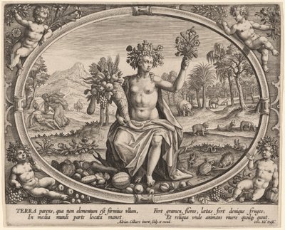 Terra (Terre) - Adriaen Collaert