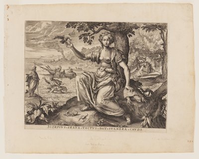 Le toucher, tiré des Cinq sens - Adriaen Collaert