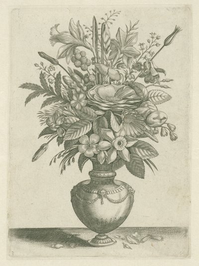 Vase avec fleurs, y compris des jonquilles - Adriaen Collaert