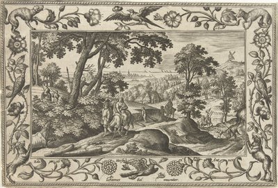 Fuite en Égypte - Adriaen Collaert