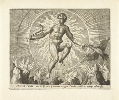 Feu (De vier elementen) - Adriaen Collaert