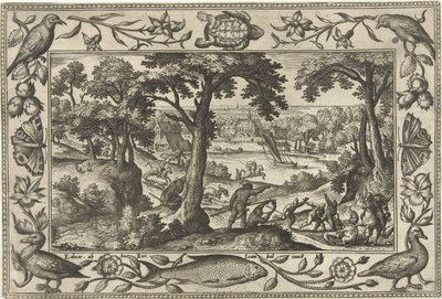 Chasse aux sangliers - Adriaen Collaert