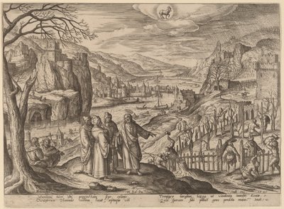 La Parabole des deux fils et des vignerons injustes - Adriaen Collaert after Hans Bol
