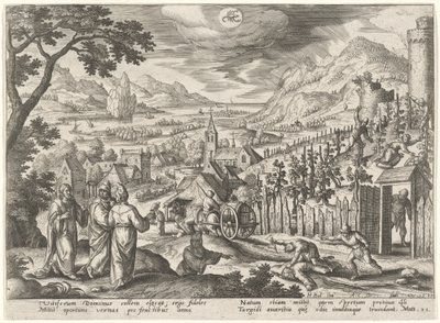 La parabole des vignerons injustes - Adriaen Collaert after Hans Bol