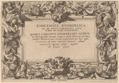 Page de titre - Adriaen Collaert after Hans Bol