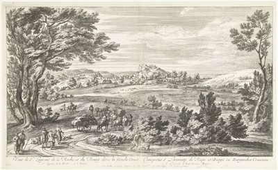 Vue de Saint Laurent de la Roche - Adriaen Frans Boudewyns