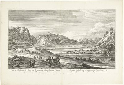 Vue du château de Joux - Adriaen Frans Boudewyns