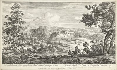 Vue du château de Sainte Anne - Adriaen Frans Boudewyns