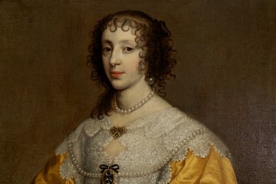 Henriette Marie, Reine de Charles Ier (1609-1680) - Adriaen Hanneman