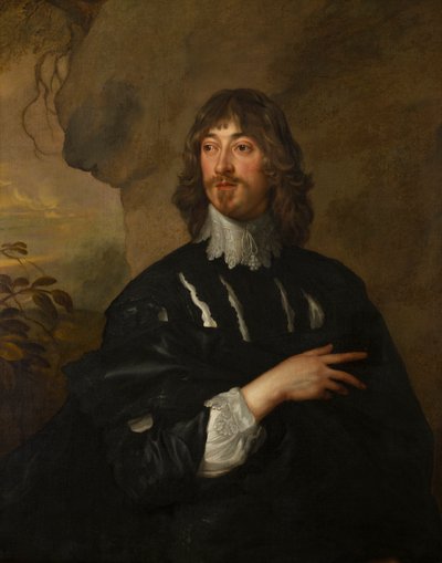 Portrait du colonel, plus tard Lord Goring. Comte de Norwich (1585-1663), c.1605-63 - Adriaen Hanneman