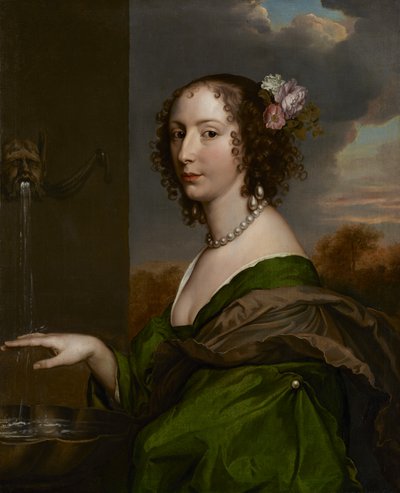 Portrait de Lucy Hay (née Percy) Comtesse de Carlisle, c.1660-65 - Adriaen Hanneman