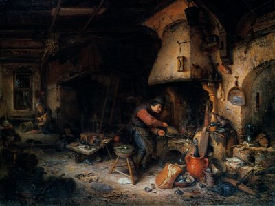 Un alchimiste, 1661 - Adriaen Jansz. van Ostade