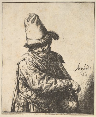 Le joueur de vielle, 1647 - Adriaen Jansz. van Ostade