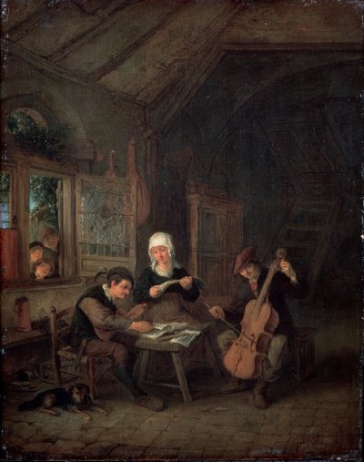 Musiciens ruraux, 1645 - Adriaen Jansz. van Ostade