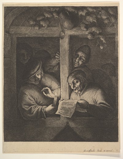 Chanteurs à la fenêtre - Adriaen Jansz. van Ostade