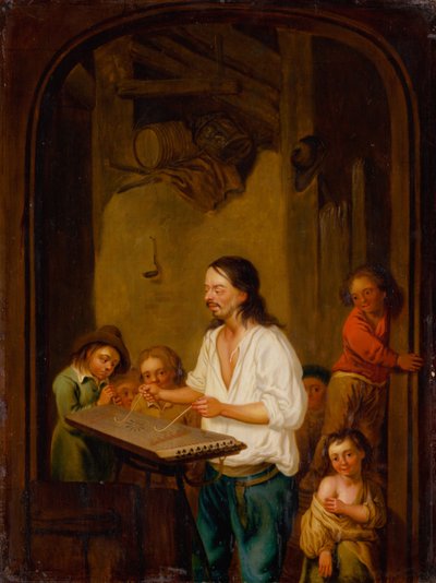 Le Joueur de Cymbalum, 1675 - Adriaen Jansz. van Ostade
