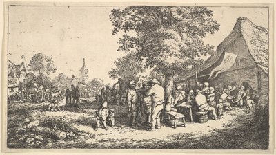 La Kermesse sous le grand arbre, 1610-85 - Adriaen Jansz. van Ostade