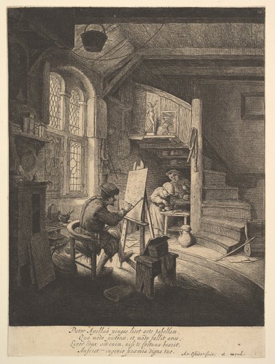 Le peintre, 1610-85 - Adriaen Jansz. van Ostade