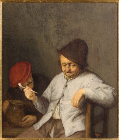 Le fumeur et le buveur, vers 1650 - Adriaen Jansz. van Ostade