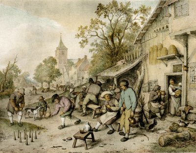 Les joueurs de boules - Adriaen Jansz. van Ostade