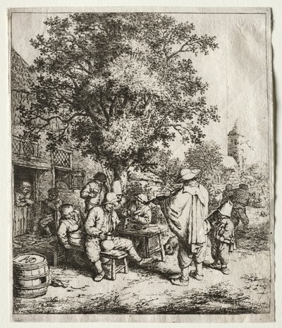 Le violoniste et le joueur de vielle - Adriaen Jansz. van Ostade