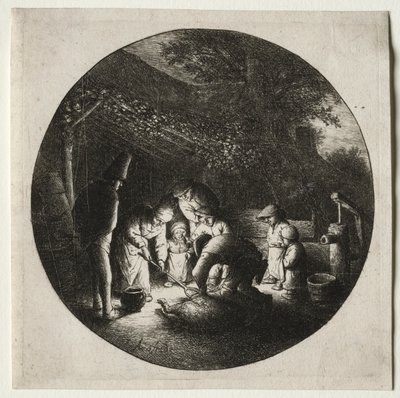 Les tueurs de cochons - Adriaen Jansz. van Ostade