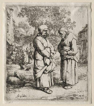 Les deux commères - Adriaen Jansz. van Ostade