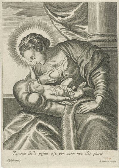 Marie nourrit l