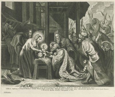 Adoration des mages - Adriaen Lommelin