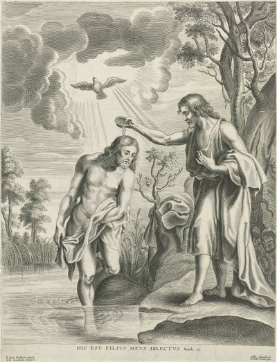 Baptême du Christ - Adriaen Lommelin