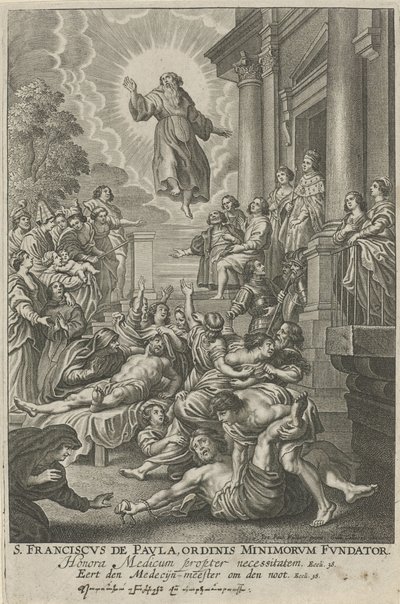 Saint François de Paule guérit les malades - Adriaen Lommelin
