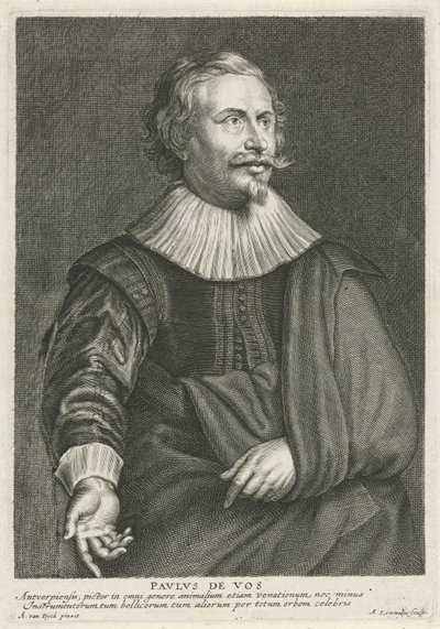 Portrait de Paul de Vos - Adriaen Lommelin